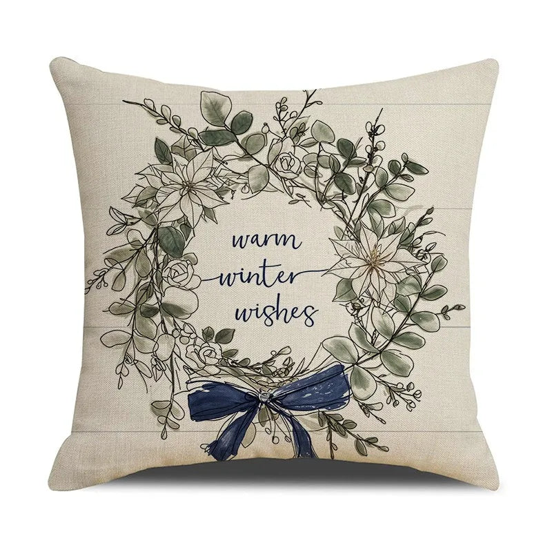 Vintage Christmas Pillow Covers