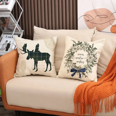 Vintage Christmas Pillow Covers