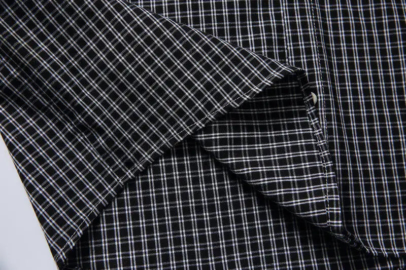Cityboy Plaid Cotton Short Sleeve Shirt