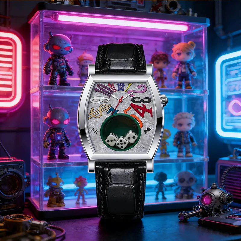 Casino Dice Quartz Watch