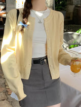 Elegant Button Down Knitted Cardigan