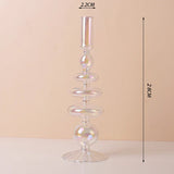 Taper Glass Candlestick Holder