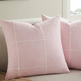 Pillow Embroidery Square Pillowcase for Bedroom