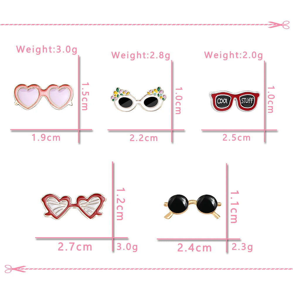 Summer Beach Sunglasses Brooches