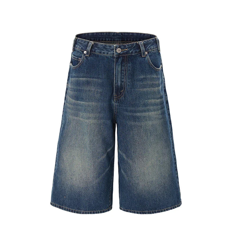 Casual Vintage Loose Denim Short