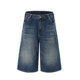 Casual Vintage Loose Denim Short