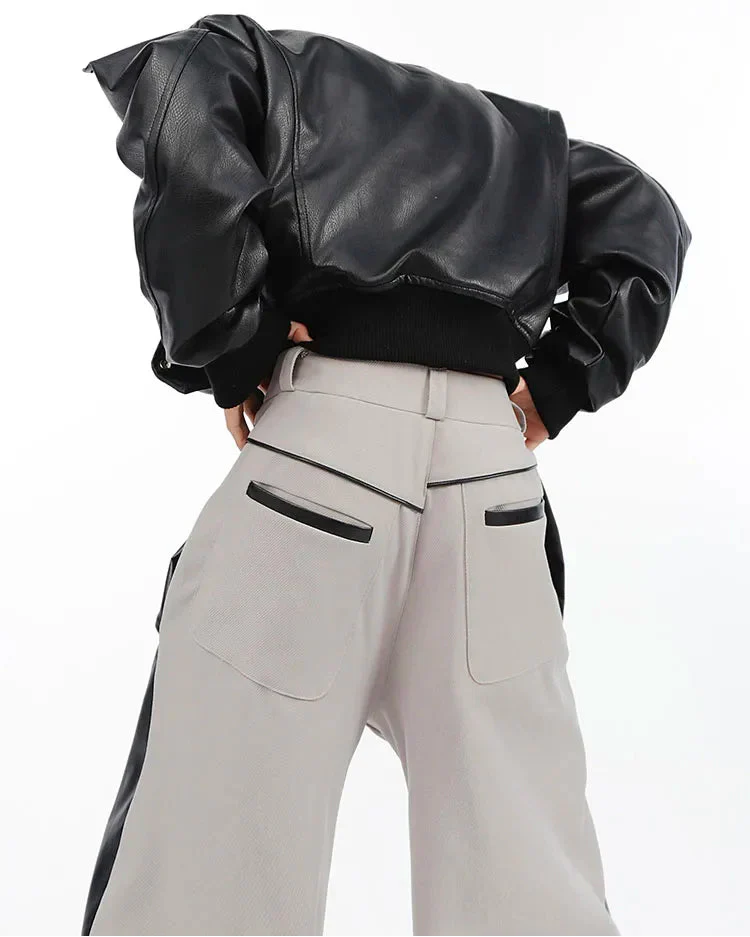 Cyperpunk Loose Patchwork Pants
