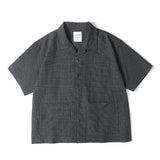 Plaid Casual Loose Fit Short Shirt