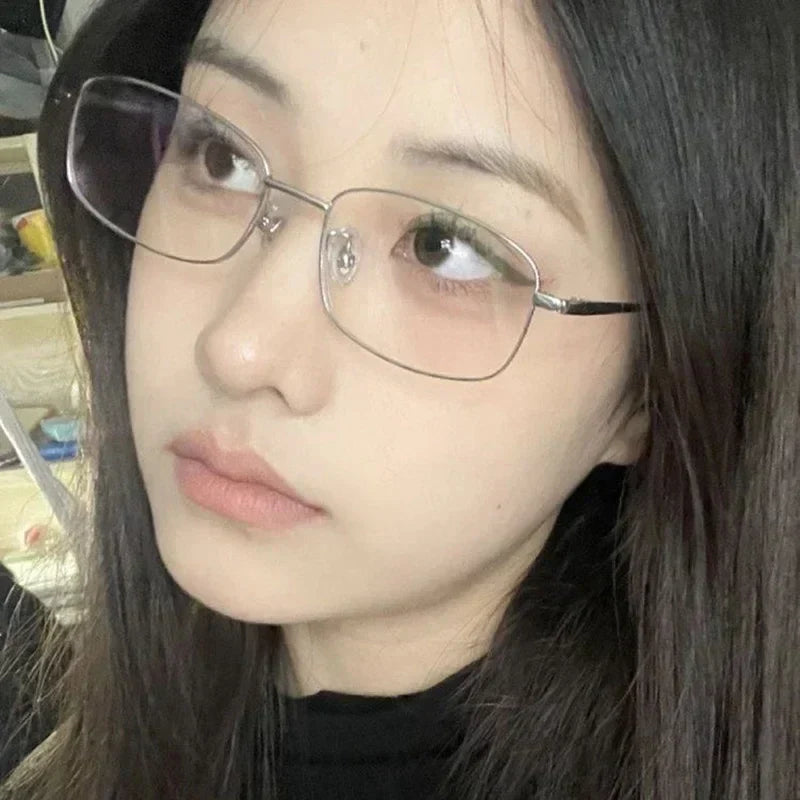 Soft Girl Square Glasses