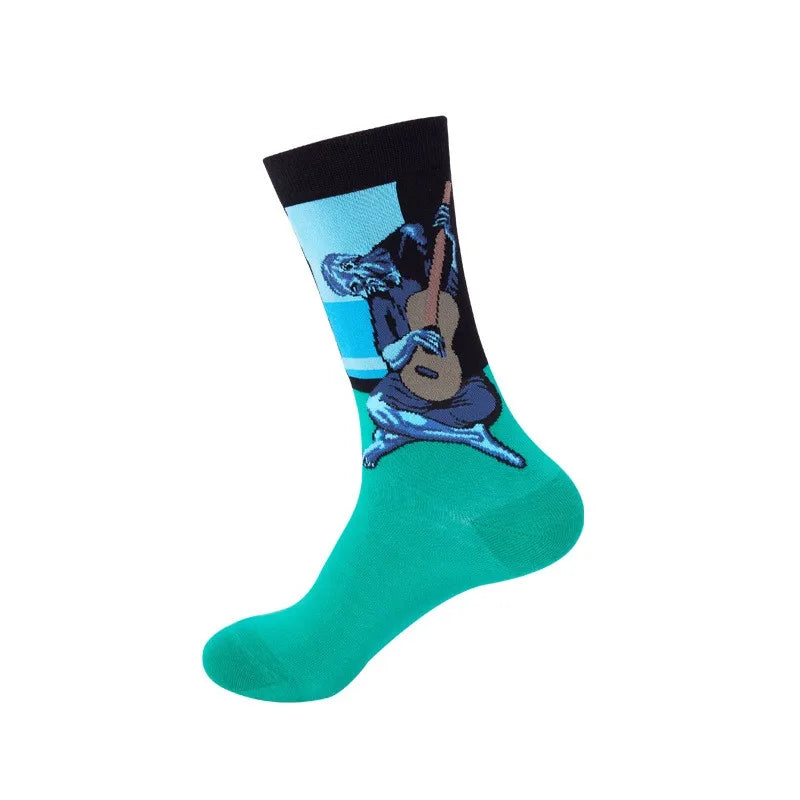 Classic Famous Art Cotton Socks