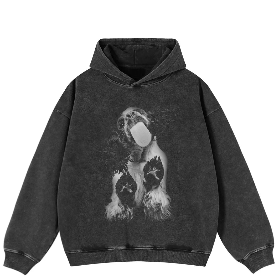 Funny Doberman Graphic Oversized Hoodie