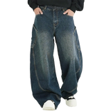 Vintage Washed Denim Lazy Boy Jeans