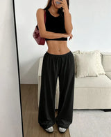 Low Rise Elastic Waist Pants