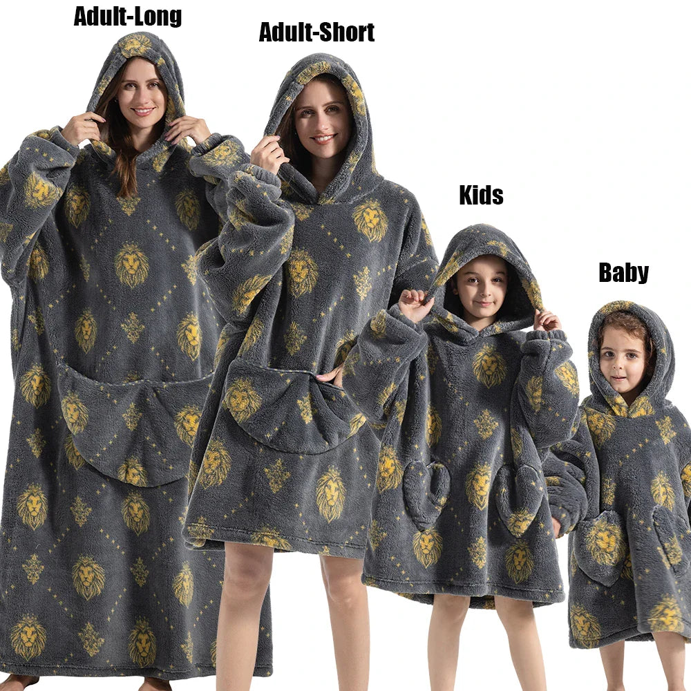 Oversized Blanket Family Matching Hoodie