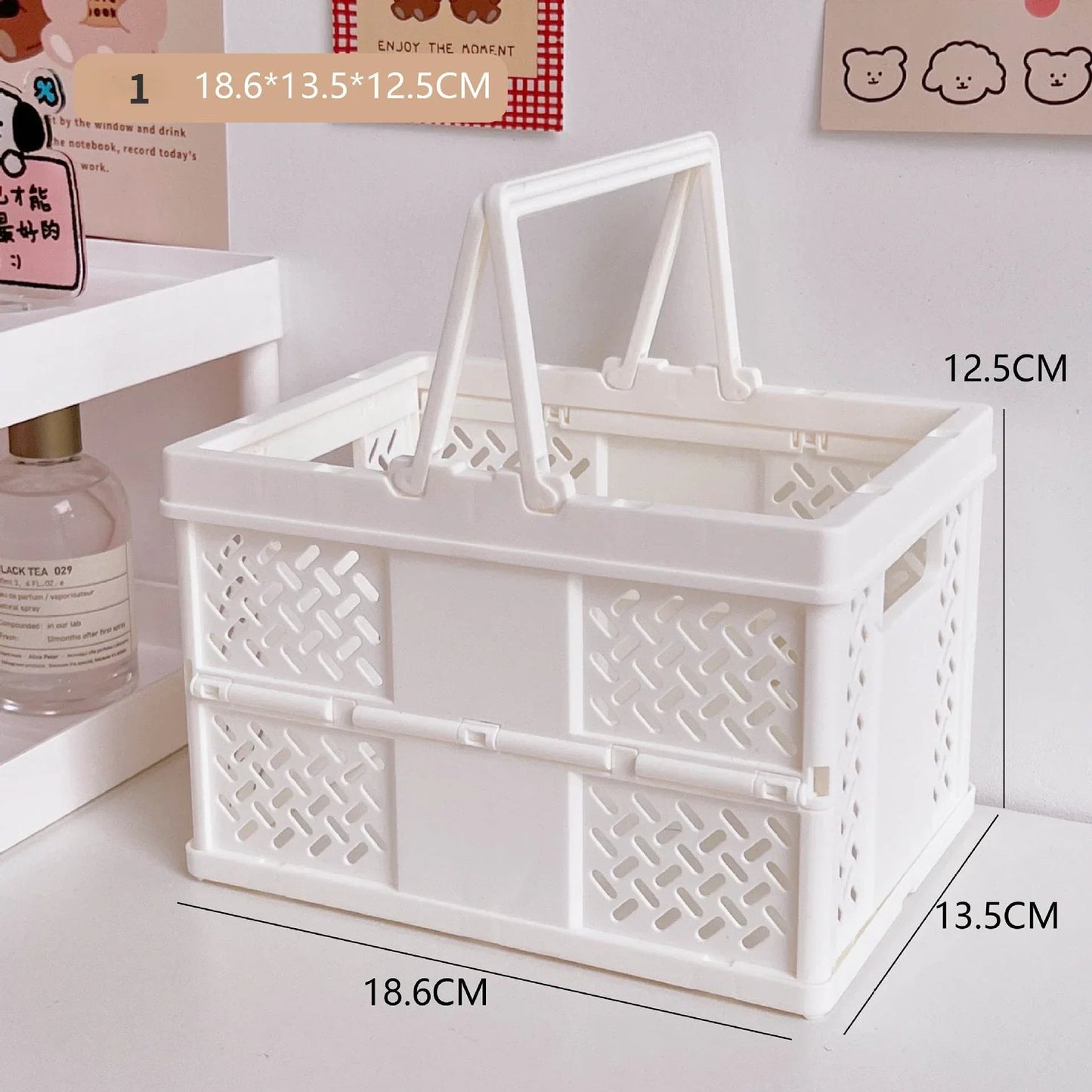 Pastel Folding Storage Basket