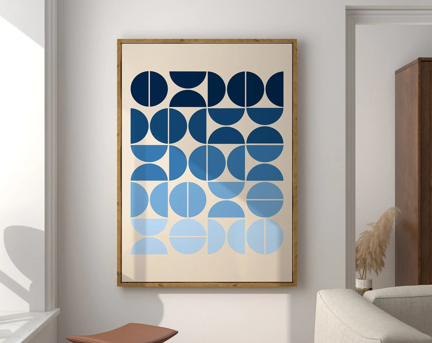 Modernist Geometric Canvas Poster