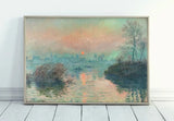 Monet Abstract Landscape Art