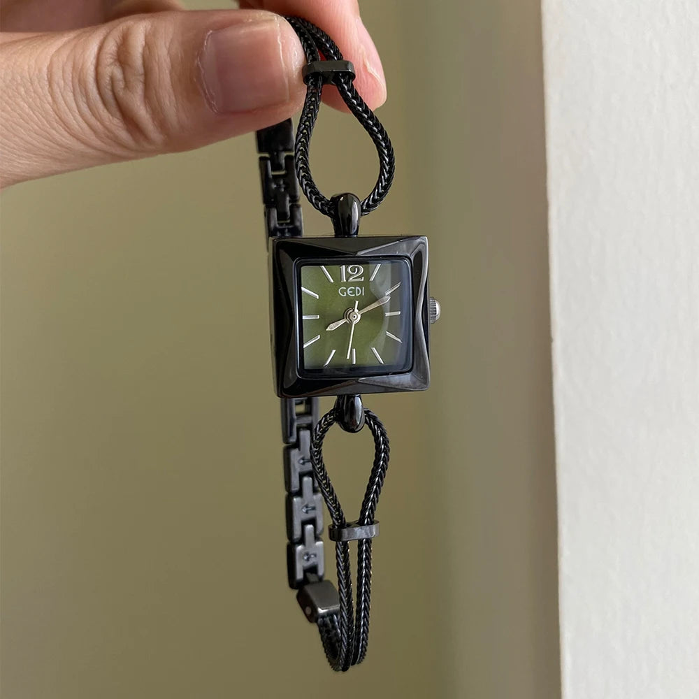Square Woman Simple Bracelet Watch
