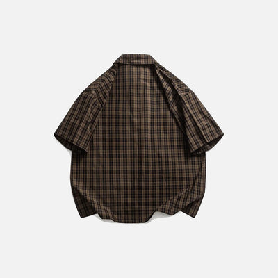 Plaid Pure Cotton Loose Casual Shirt