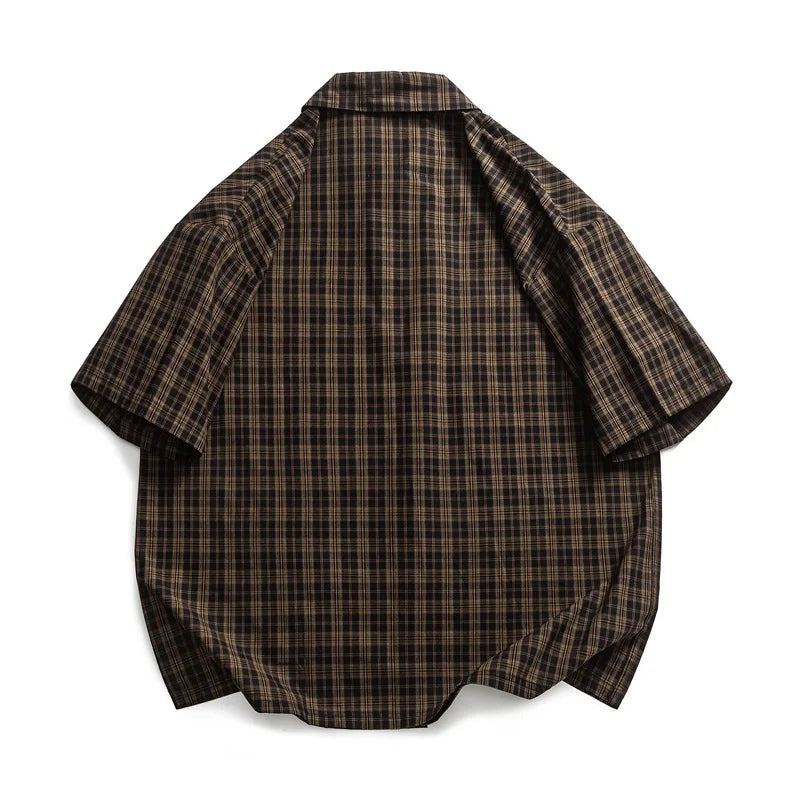 Plaid Pure Cotton Loose Casual Shirt
