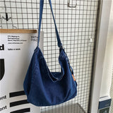 Vintage Denim Shoulder Bag