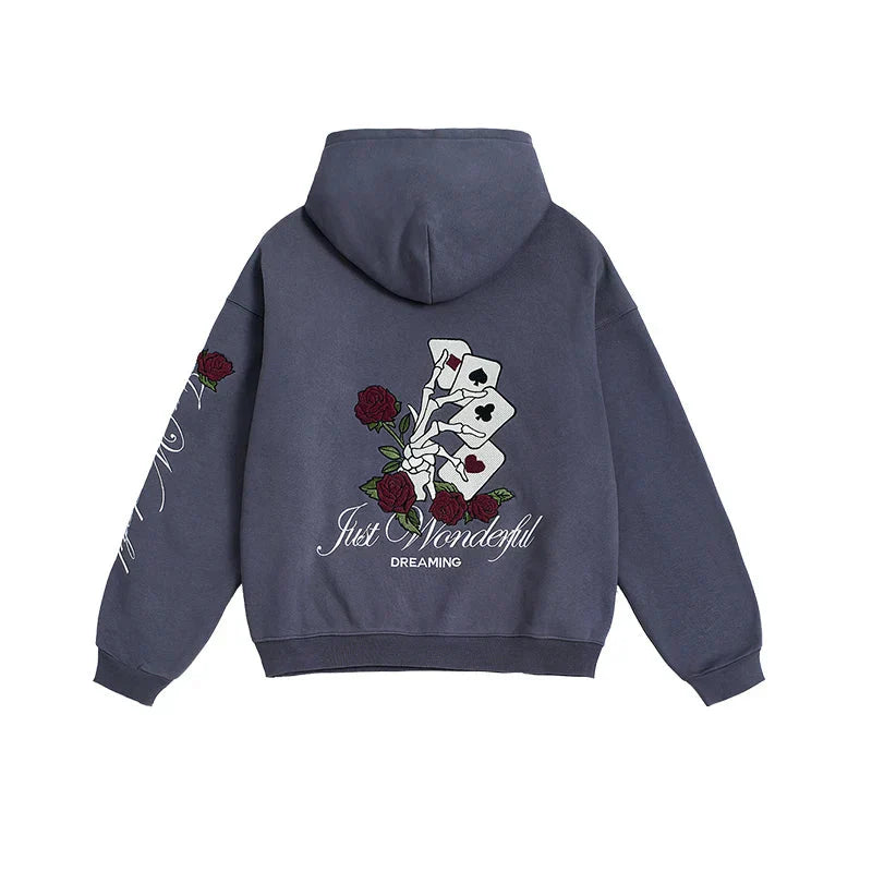 Vintage Flower Of Romance Hoodie