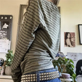 Fairy Grunge Striped Long Sleeve T-Shirt