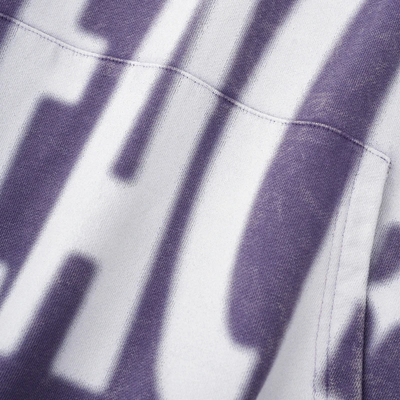 Sudadera con capucha estampada con letras PEACE