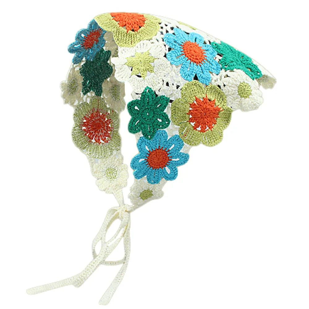 Summer Concert Crochet Head Bandana