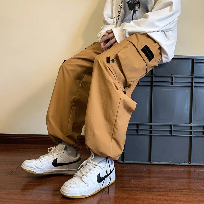 Y2K Tapered Casual Cargo Pants