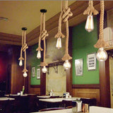Vintage Rope Pendant Light