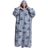 Animal Printed Hooded Blanket