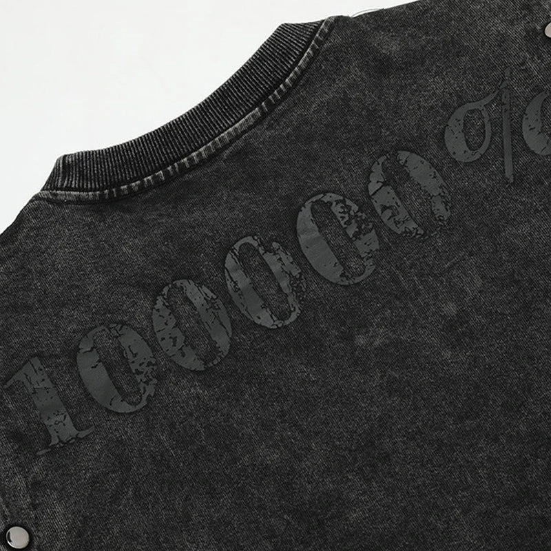 Vintage Gothic Print T-Shirt
