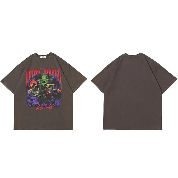 Devil Racing Hip Hop Oversize T-Shirt