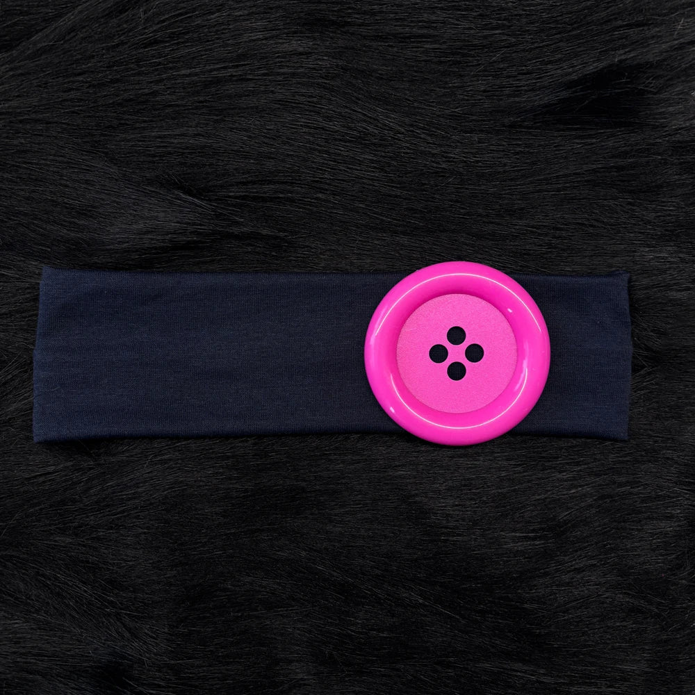 Kawaii Button Headband