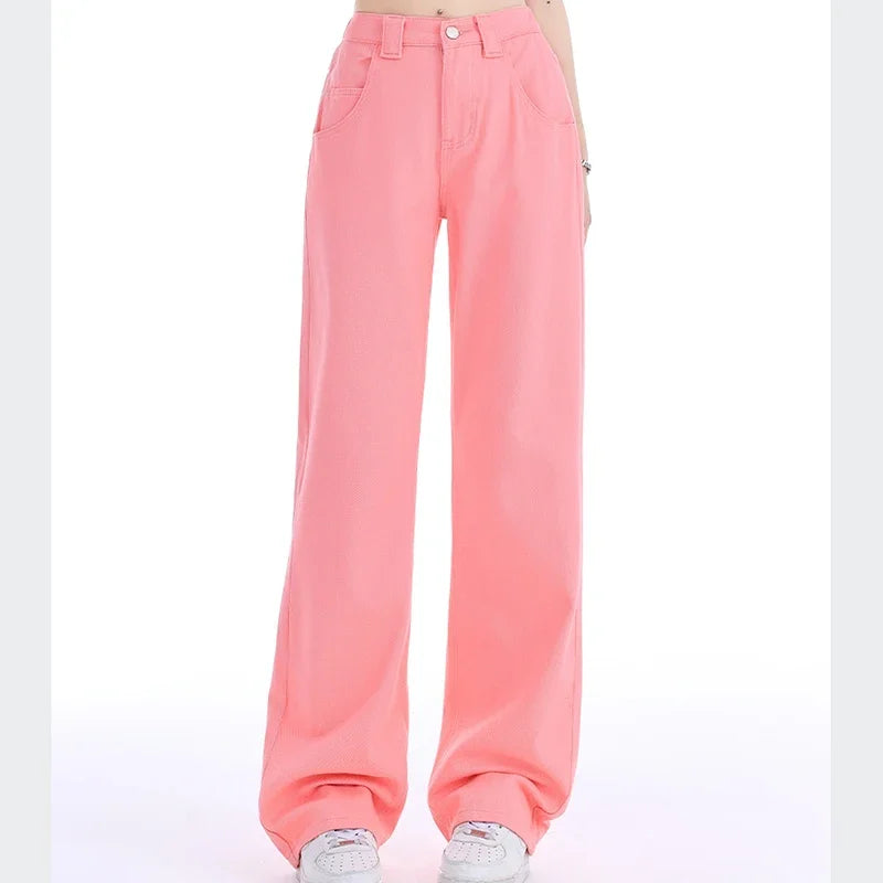 High Waist Wide Leg Women's Jeans
