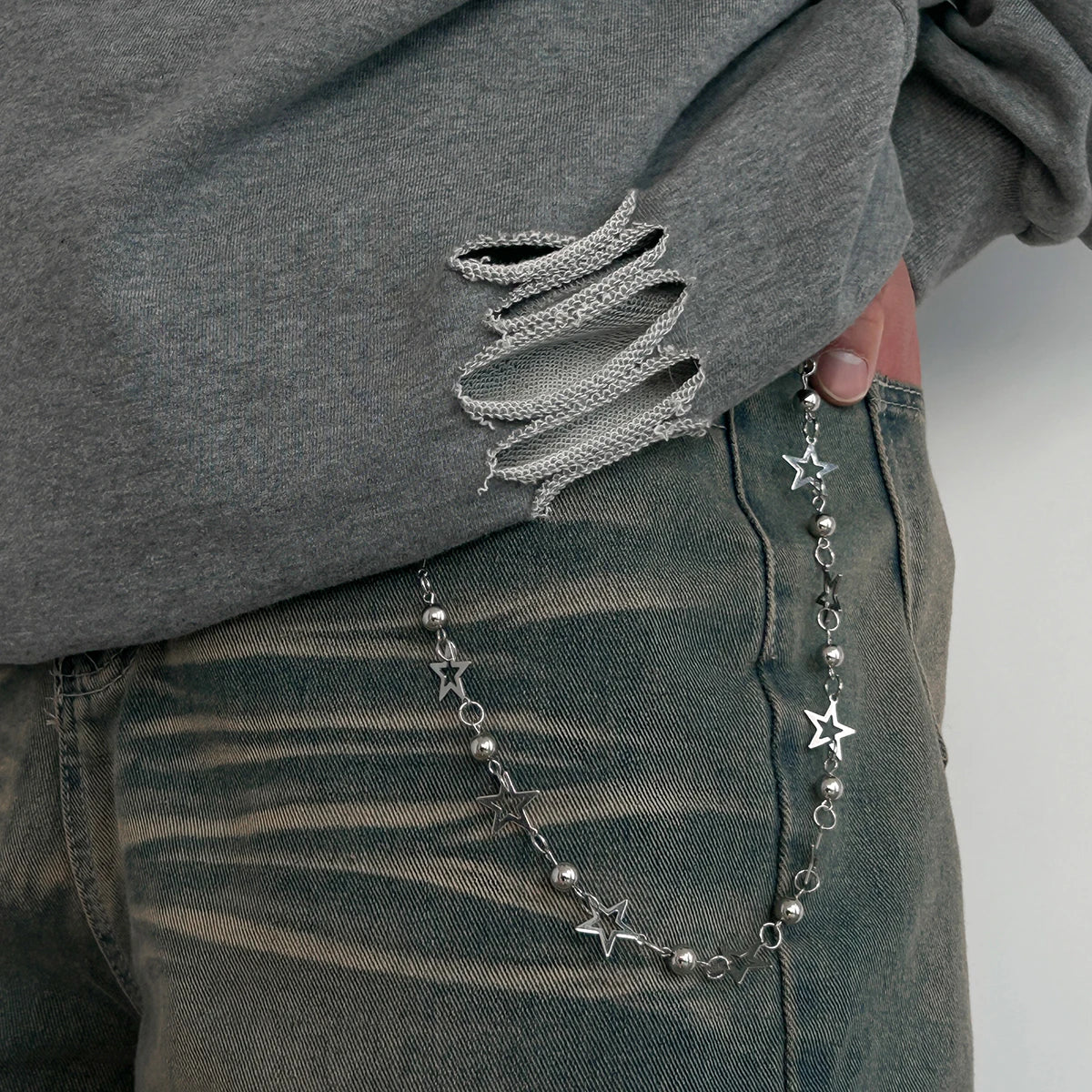 Star Spider Chain For Jeans