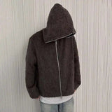 American Style Hooded Zipper Sweater