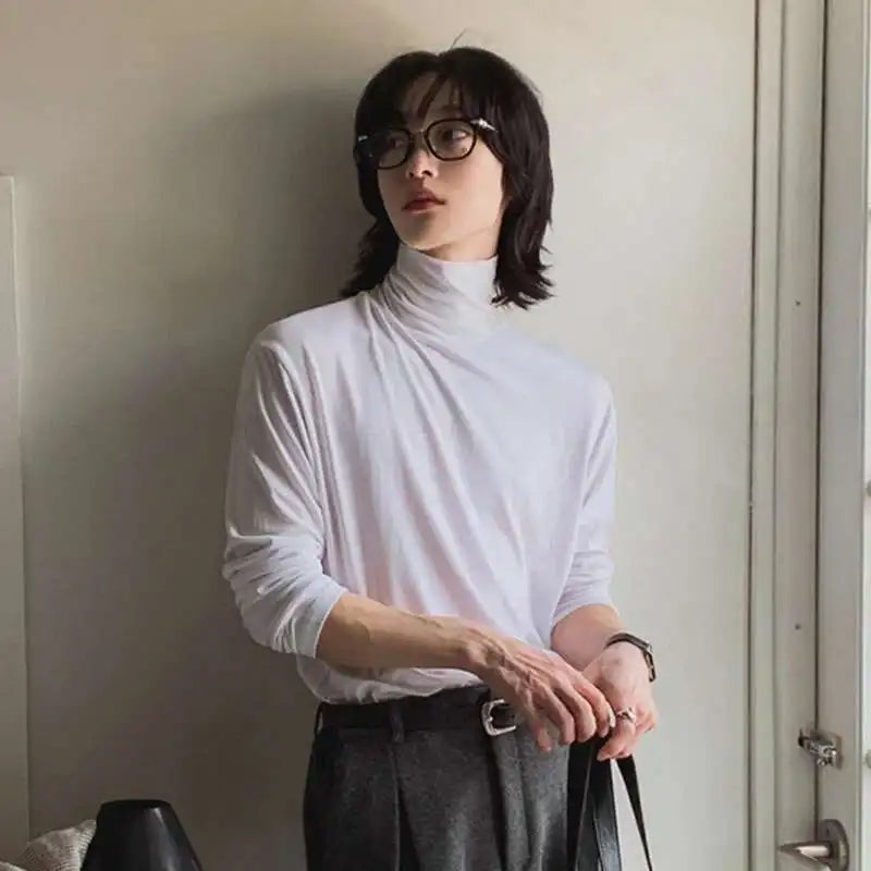 Women Solid Color Korean Style Long T-Shirt