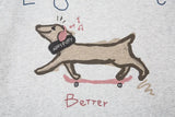 Creative Dog Graffiti T-Shirt