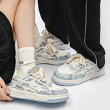 Retro Y2K Star Women's Skater Sneakers