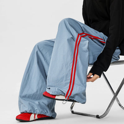 Y2K Track Side Stripped Pants