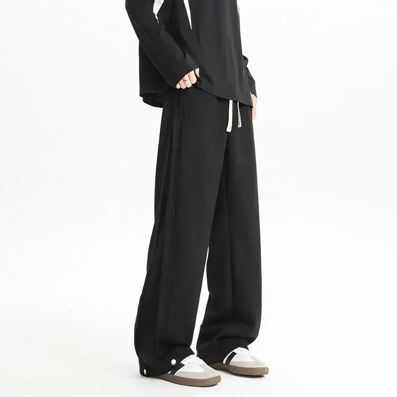Drawstring Comfortable Wide Leg Pants