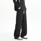 Drawstring Comfortable Wide Leg Pants