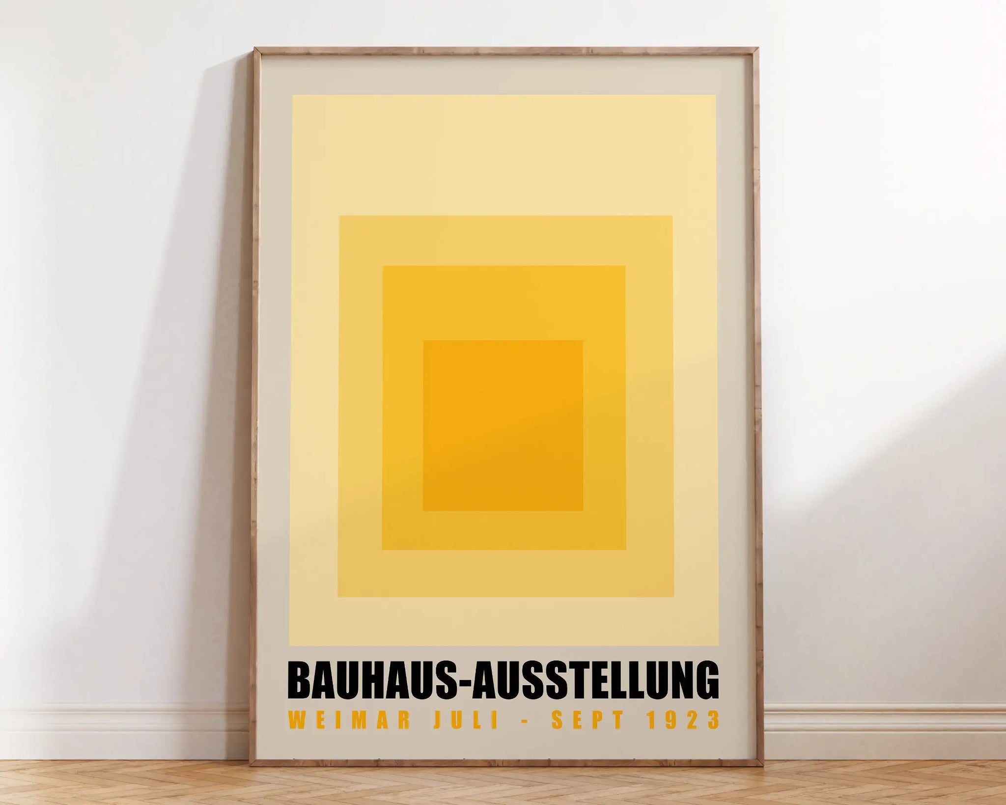 Modernist Geometric Canvas Poster