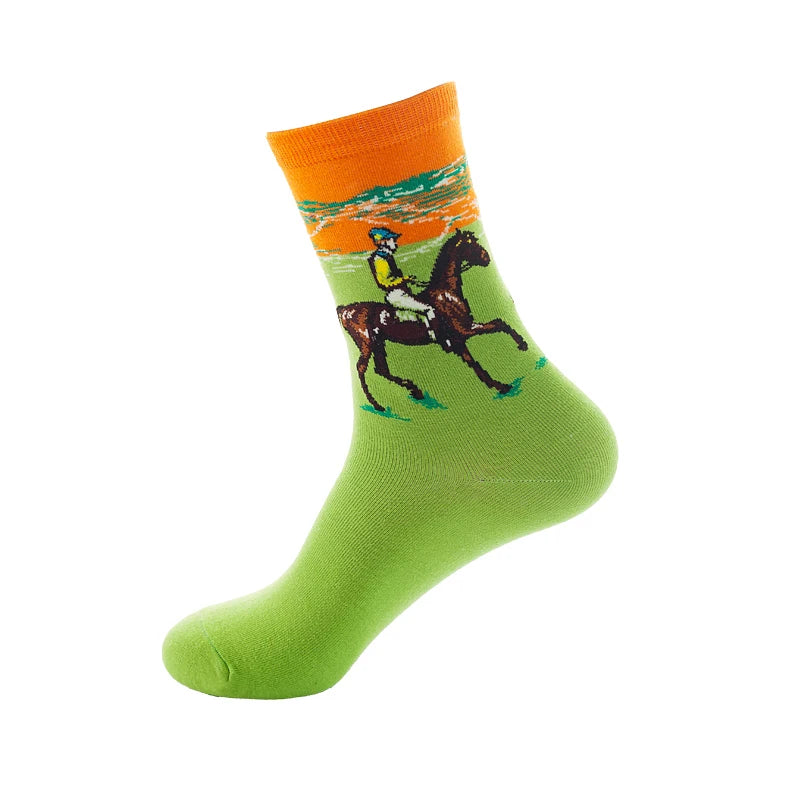 Classic Famous Art Cotton Socks