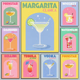 Colorful Cocktail Drinks Posters