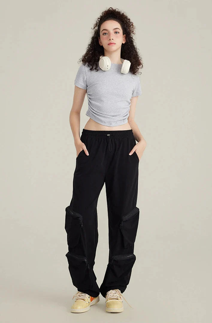 Acubi Basic Crop Top
