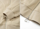 Stehkragen Winterfleece Windbreaker Jacke