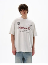 Vintage Letter Print Quoted T-Shirt